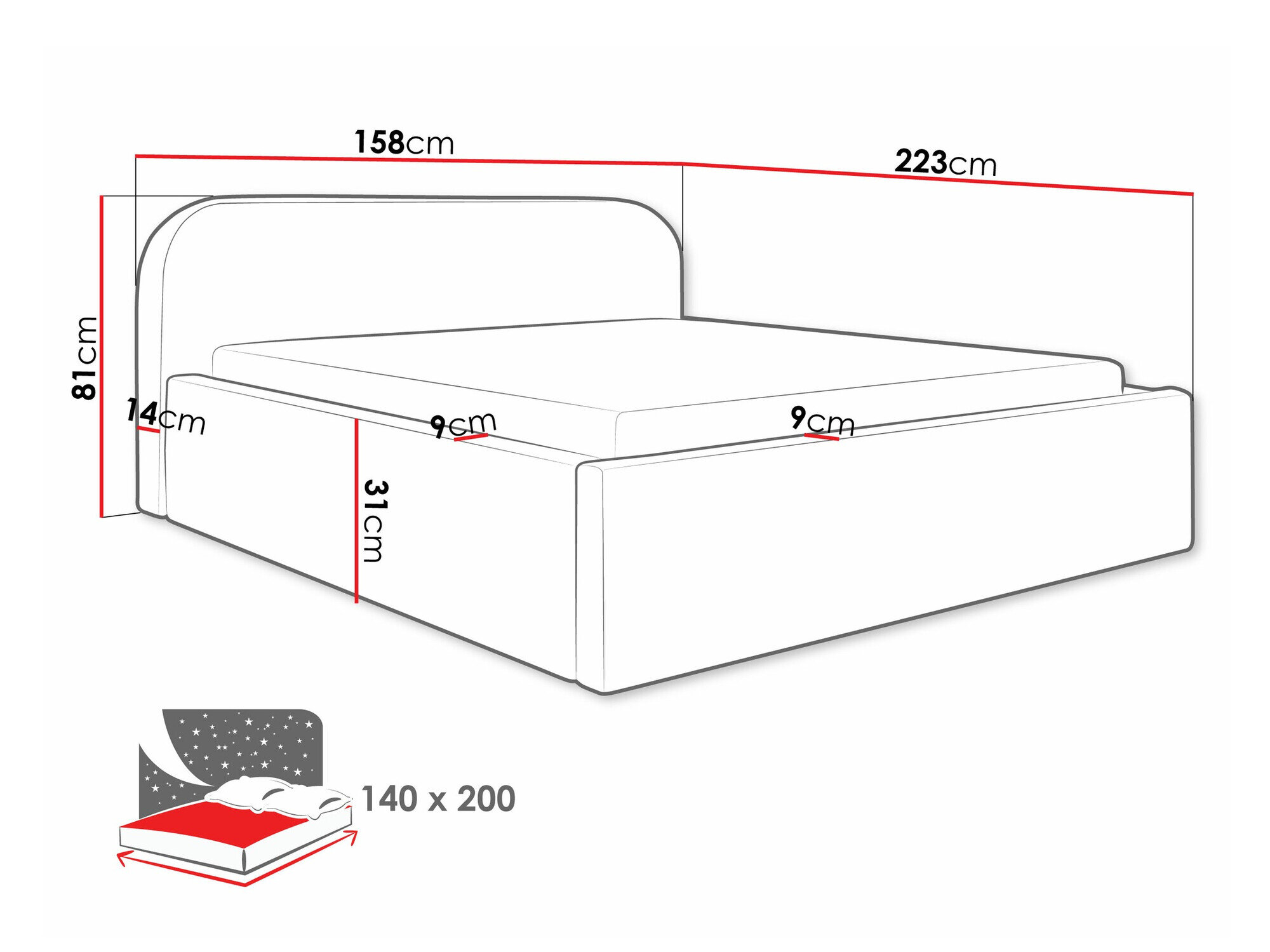 Bed Comfivo Inventio (Abriamo 08)
