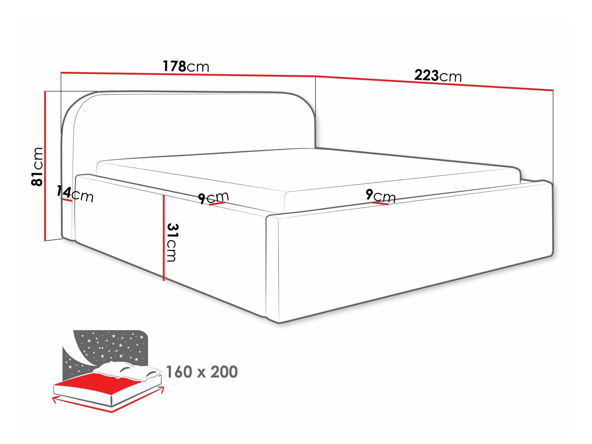 Bed Comfivo Inventio (Abriamo 08)