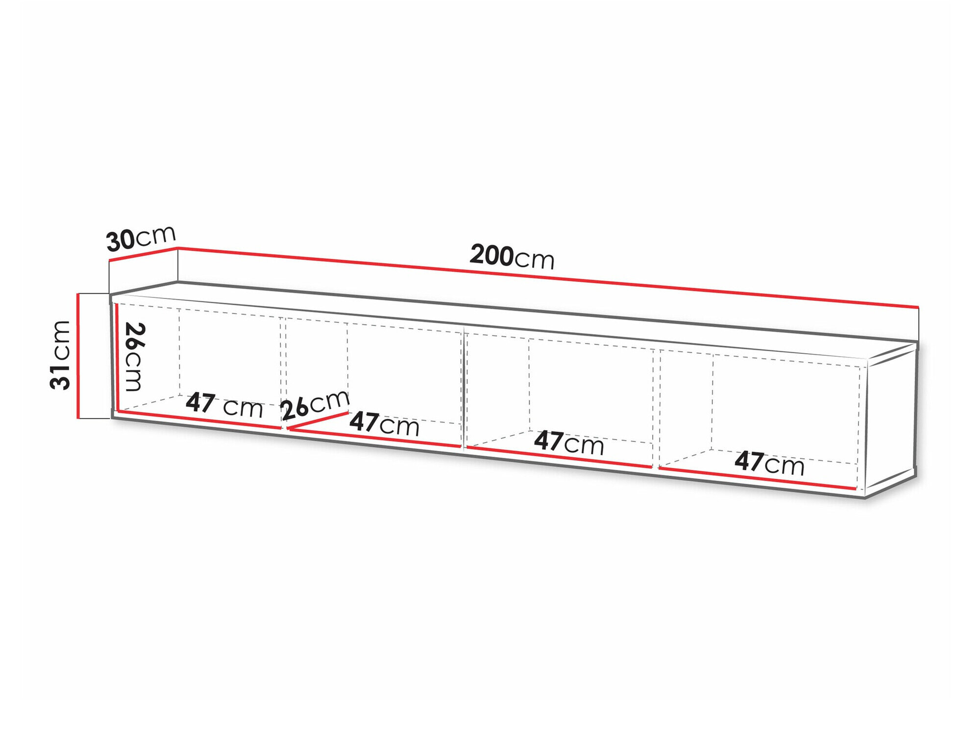 TV-bord Calveru 101 (Sort)