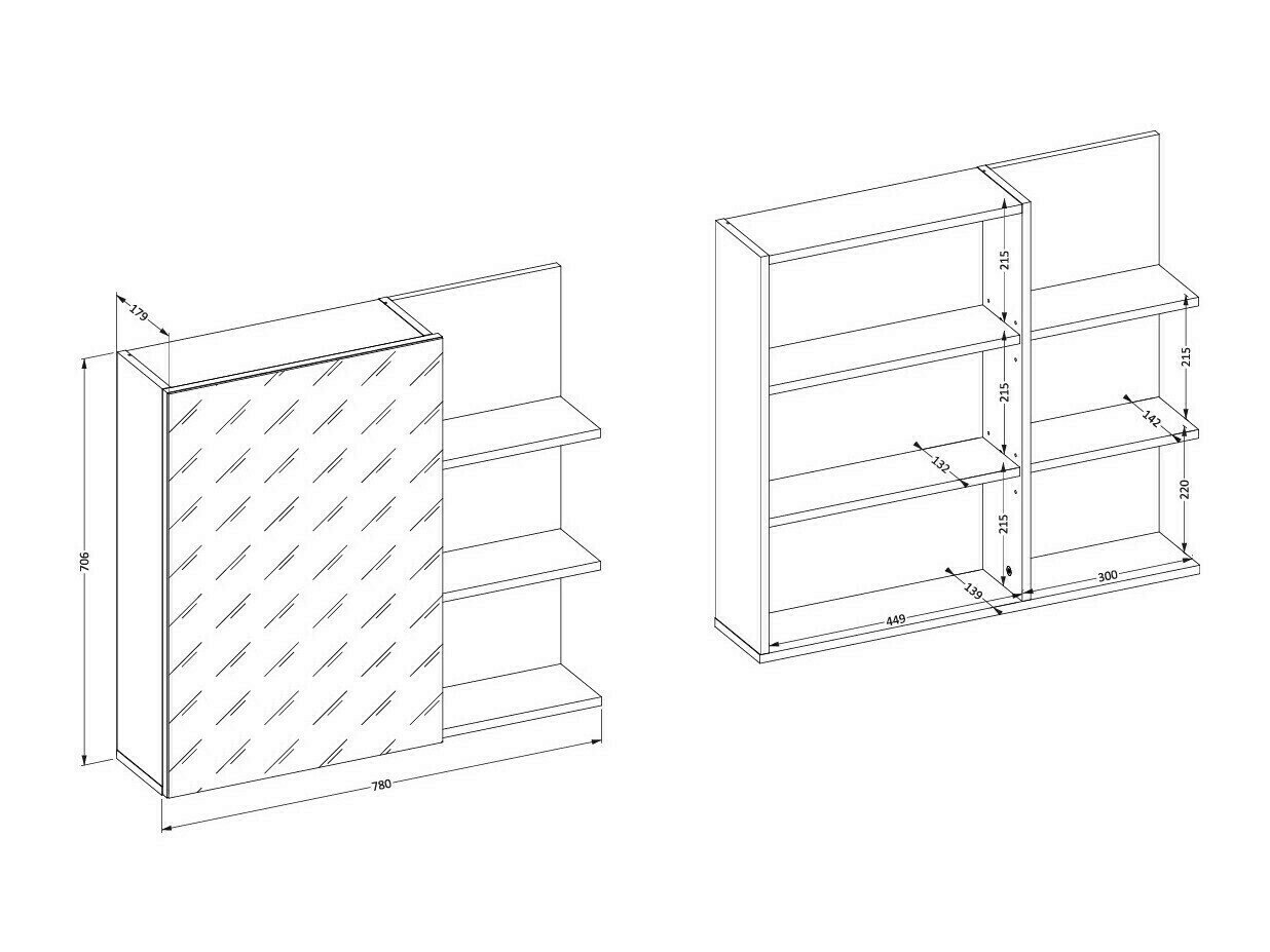 Spejlskab til badeværelset Tecavu 102 (Congo)