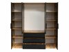 Kledingkast Collis II (Wit + Wotan eik)