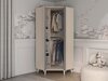 Hjørnegarderob Tortoli 100 (Grå)