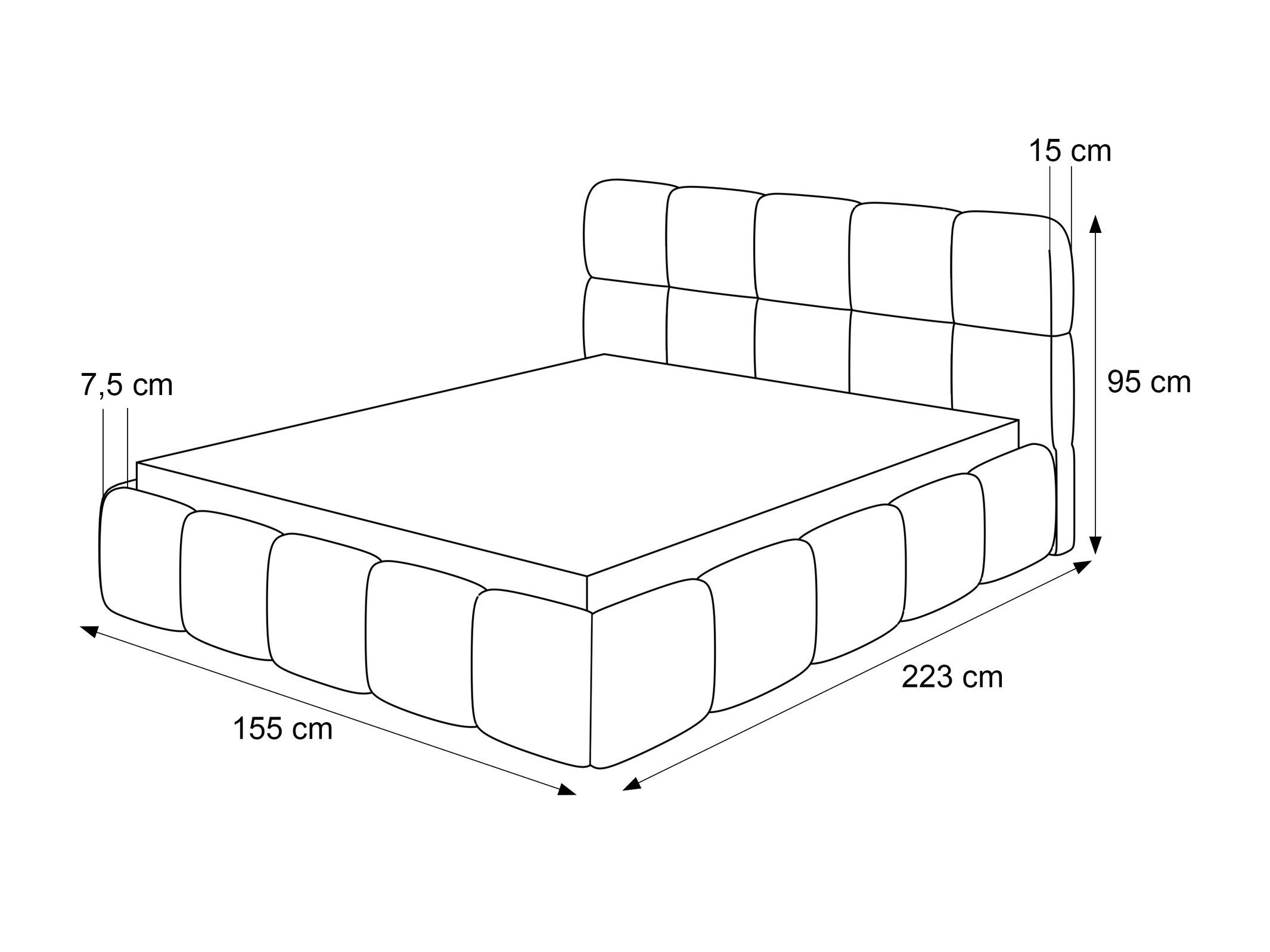 Bed Martinez 111 (Jasmine 96)