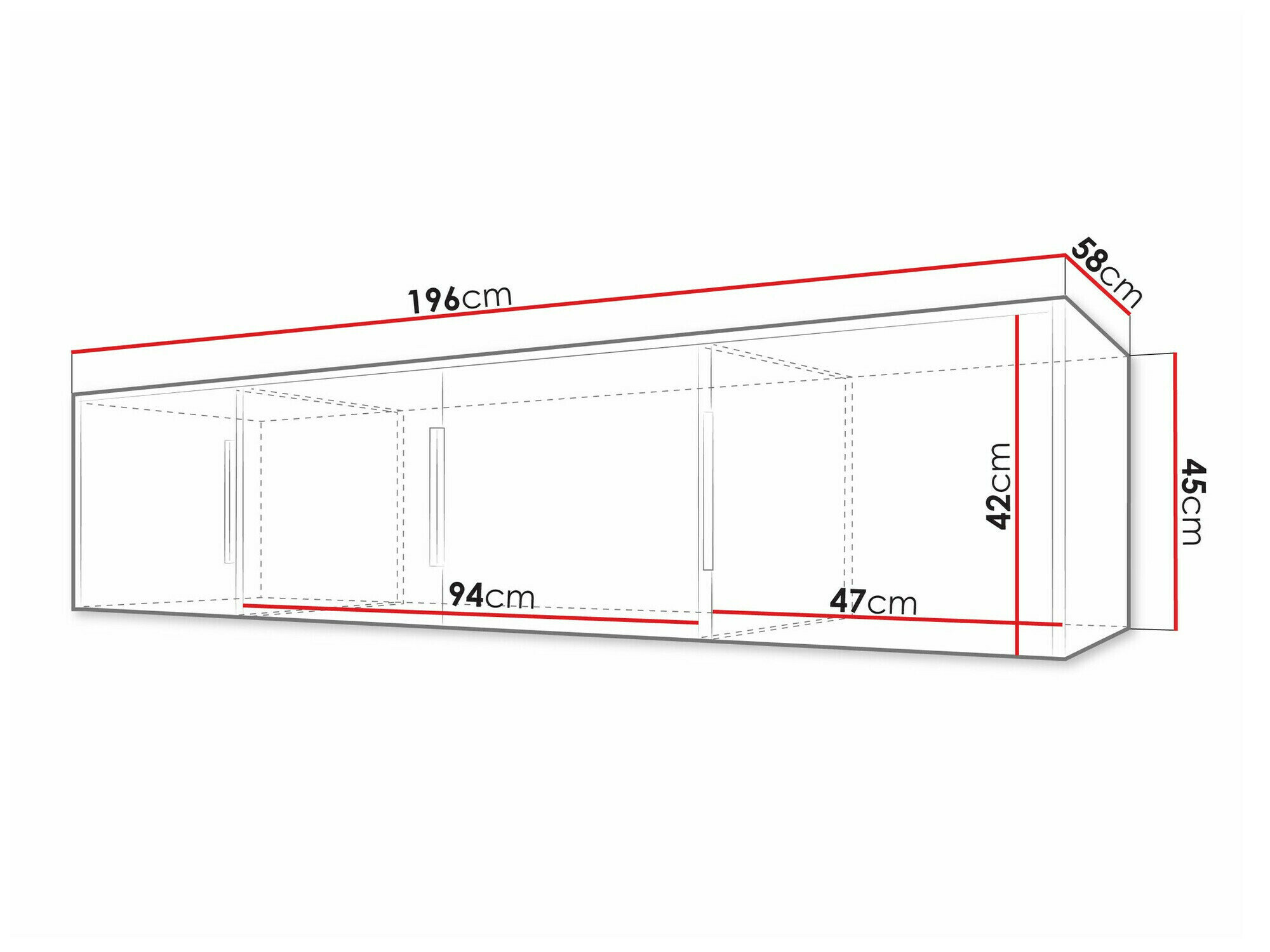 Garderobeskab Collis II (Wotan eg + Sort)