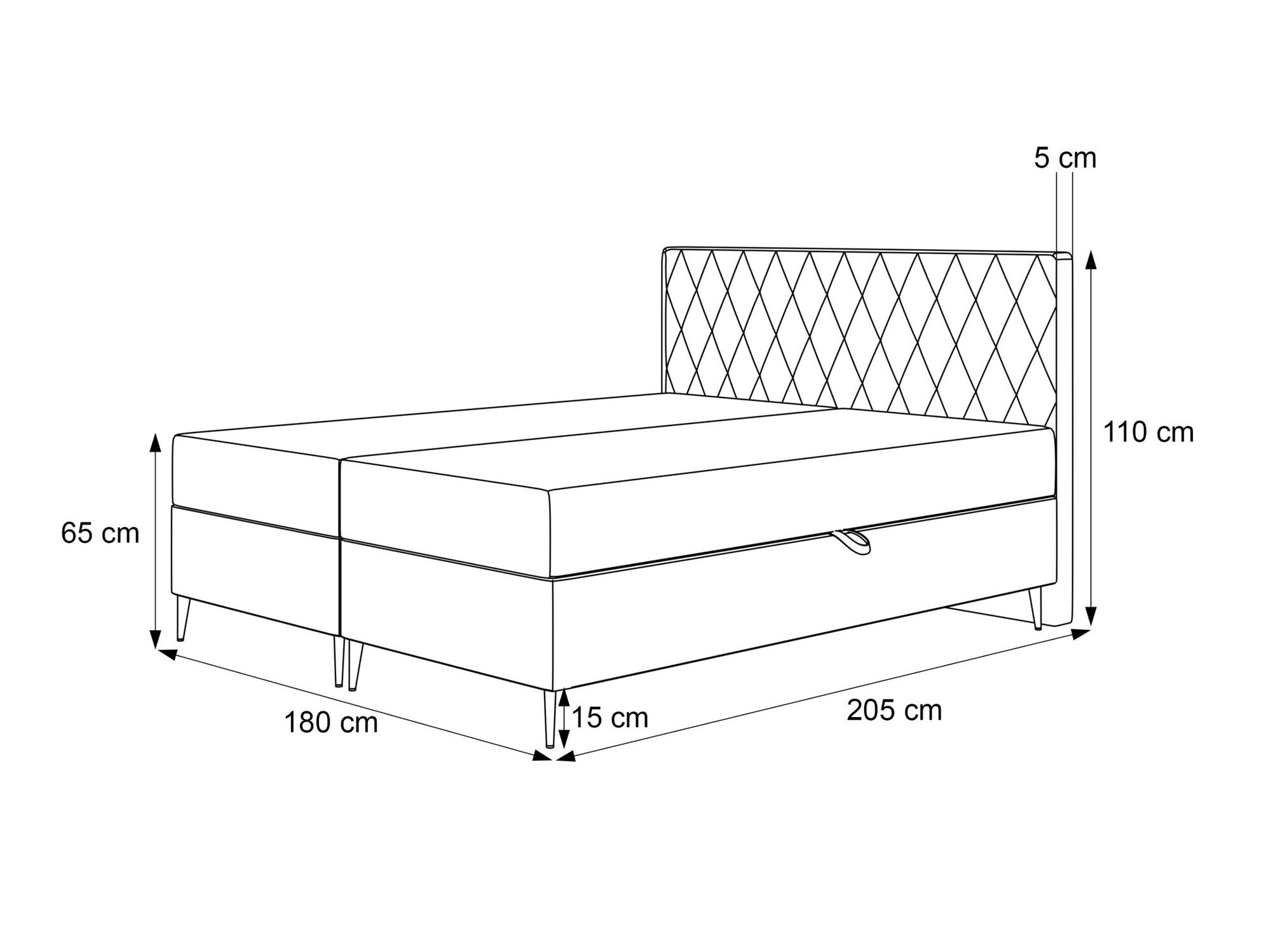 Boxspring Martinez 110 (Melody 12)