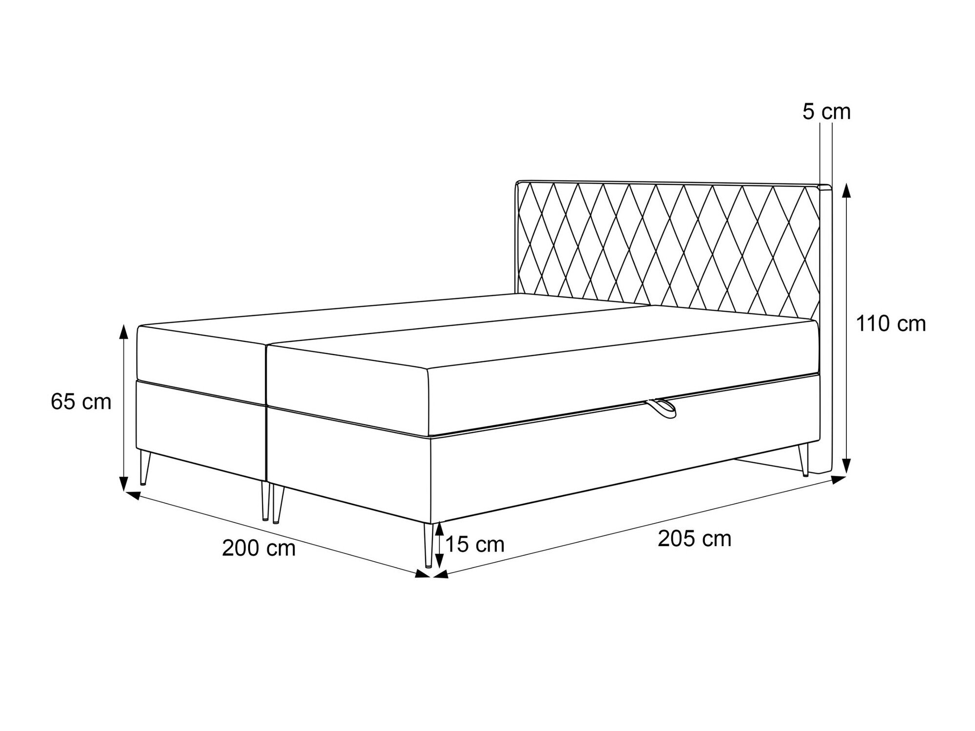Boxspring Martinez 110 (Melody 13)