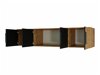 Kledingkast Collis II (Wit + Wotan eik)