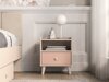 Нощно шкафче Tortoli 108 (Роза)
