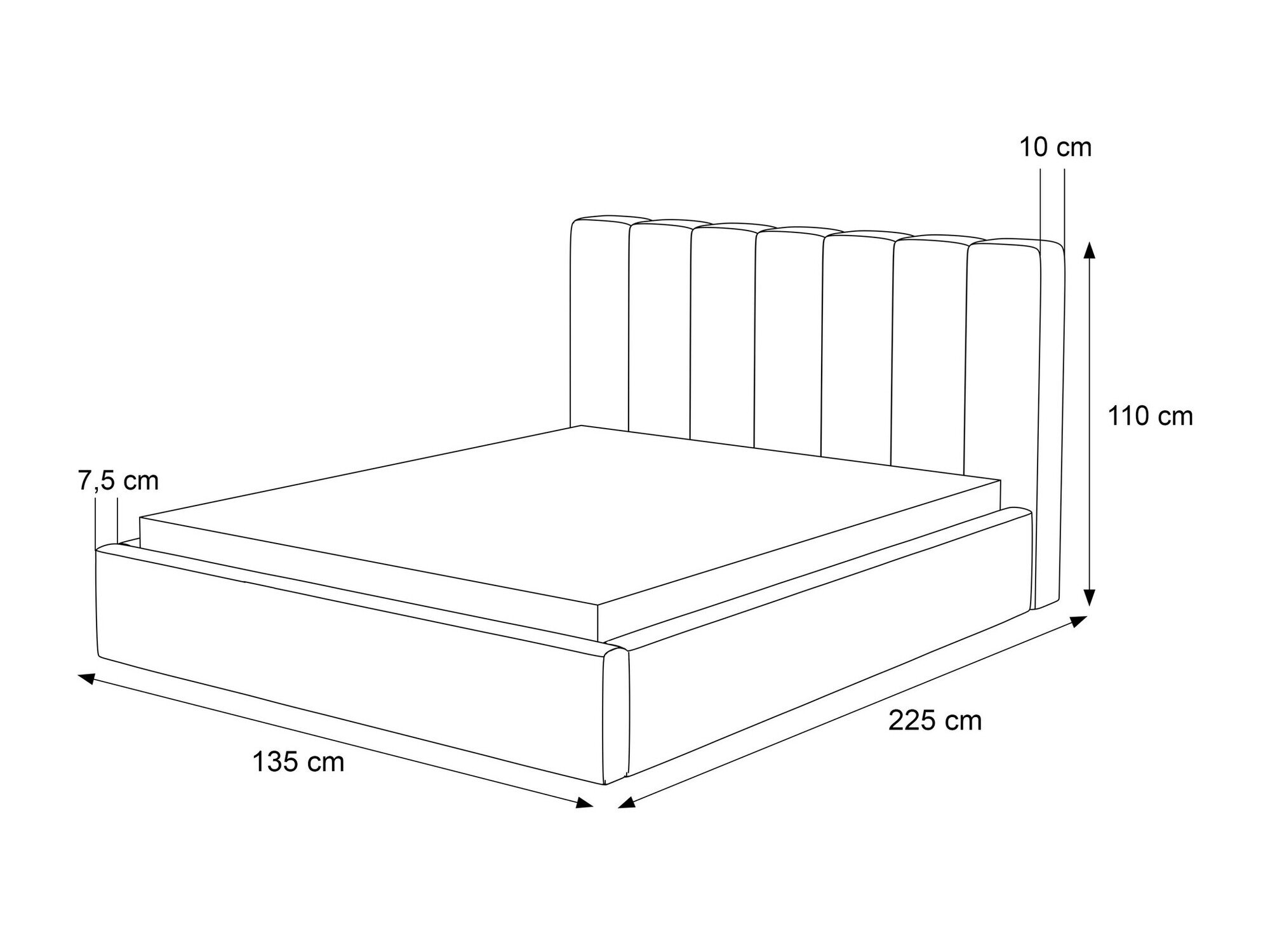 Bed Martinez 112 (Magic Velvet 2219)
