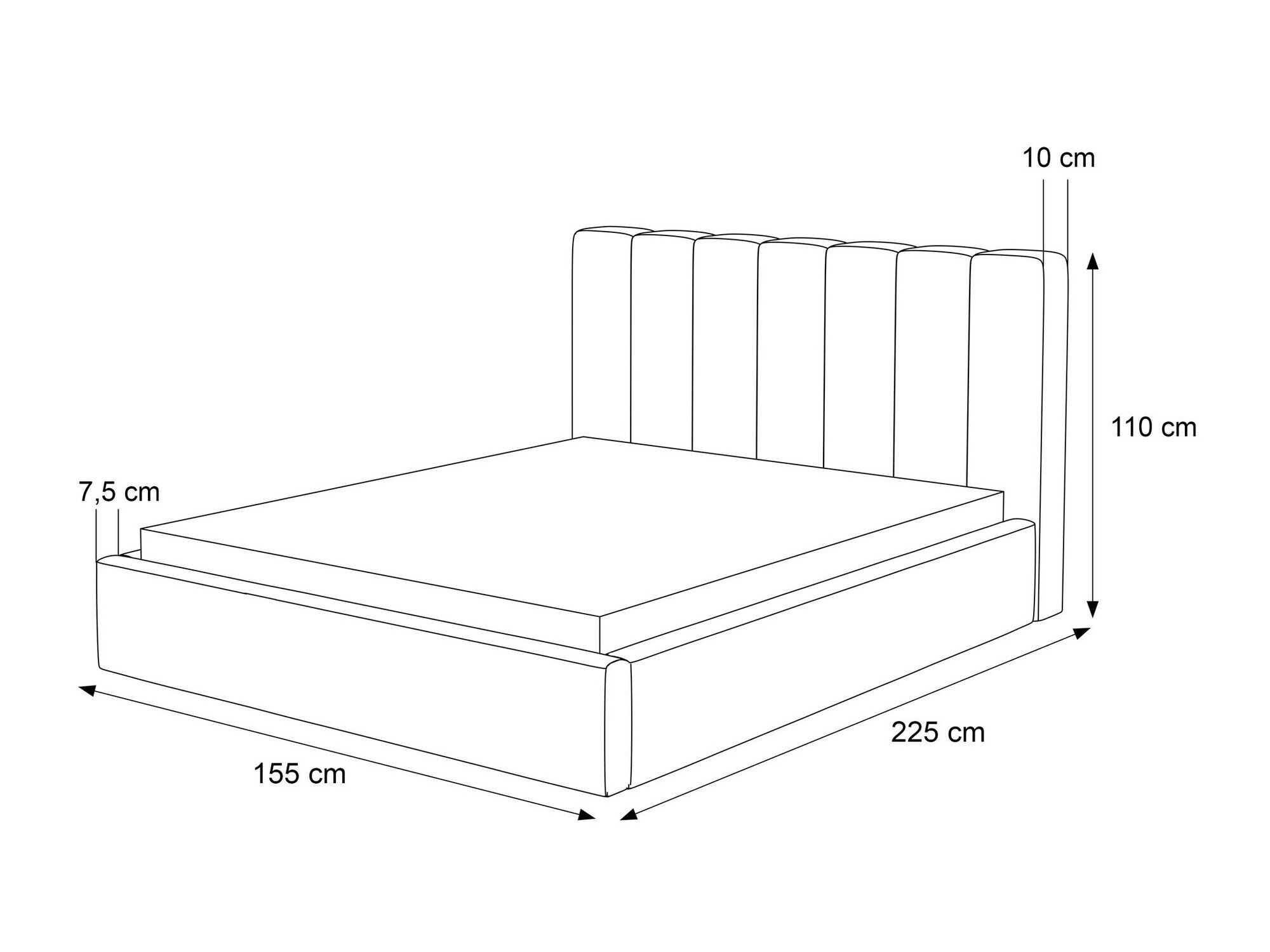 Bed Martinez 112 (Magic Velvet 2219)