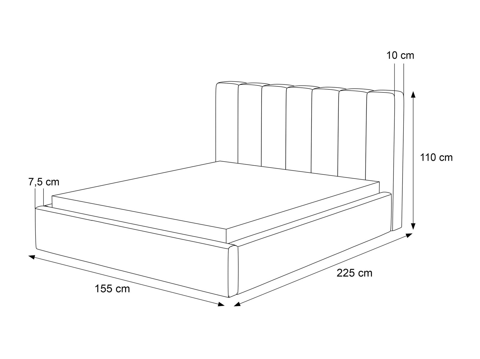 Bed Martinez 112 (Magic Velvet 2219)