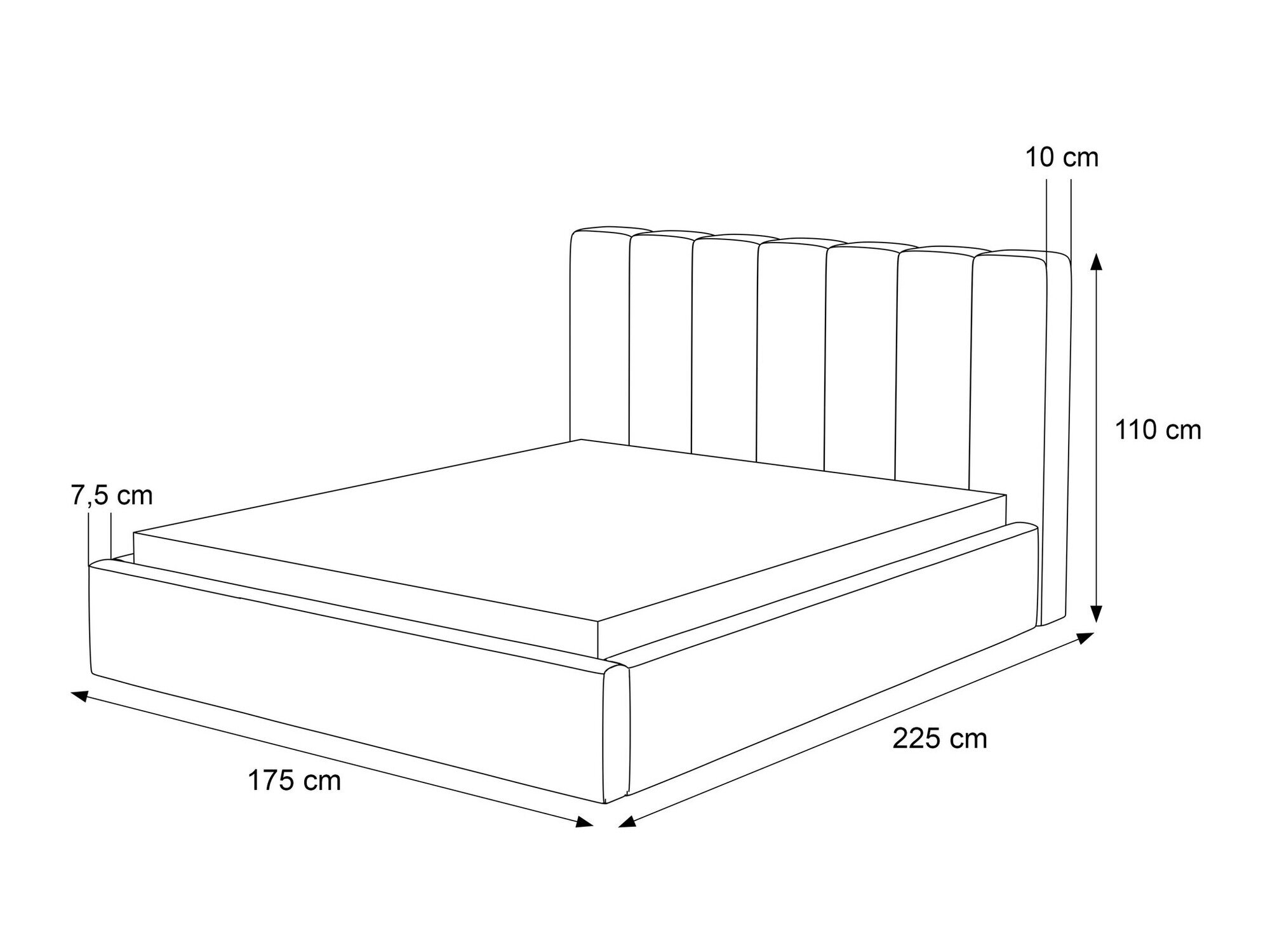 Bed Martinez 112 (Magic Velvet 2219)