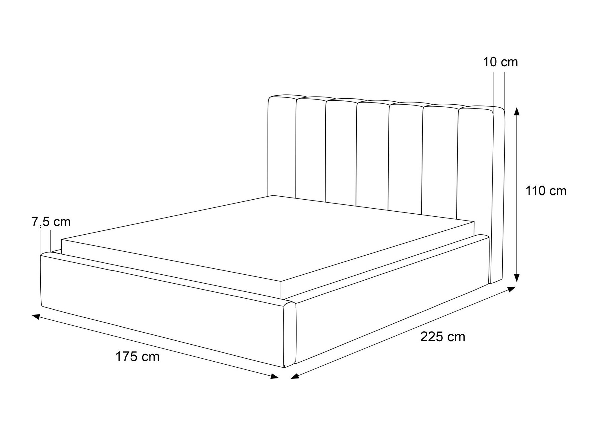 Bed Martinez 112 (Magic Velvet 2219)