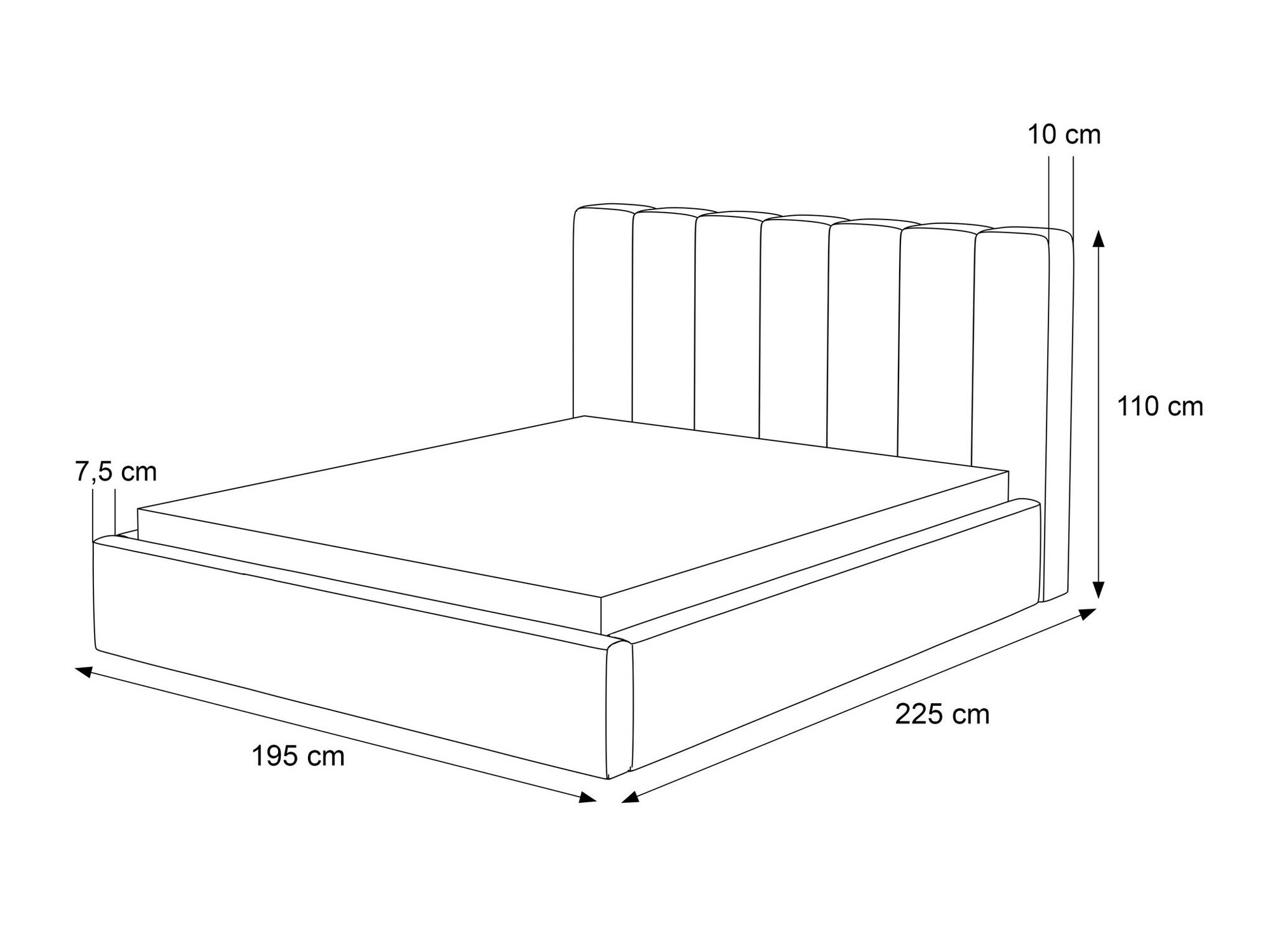 Bed Martinez 112 (Magic Velvet 2219)