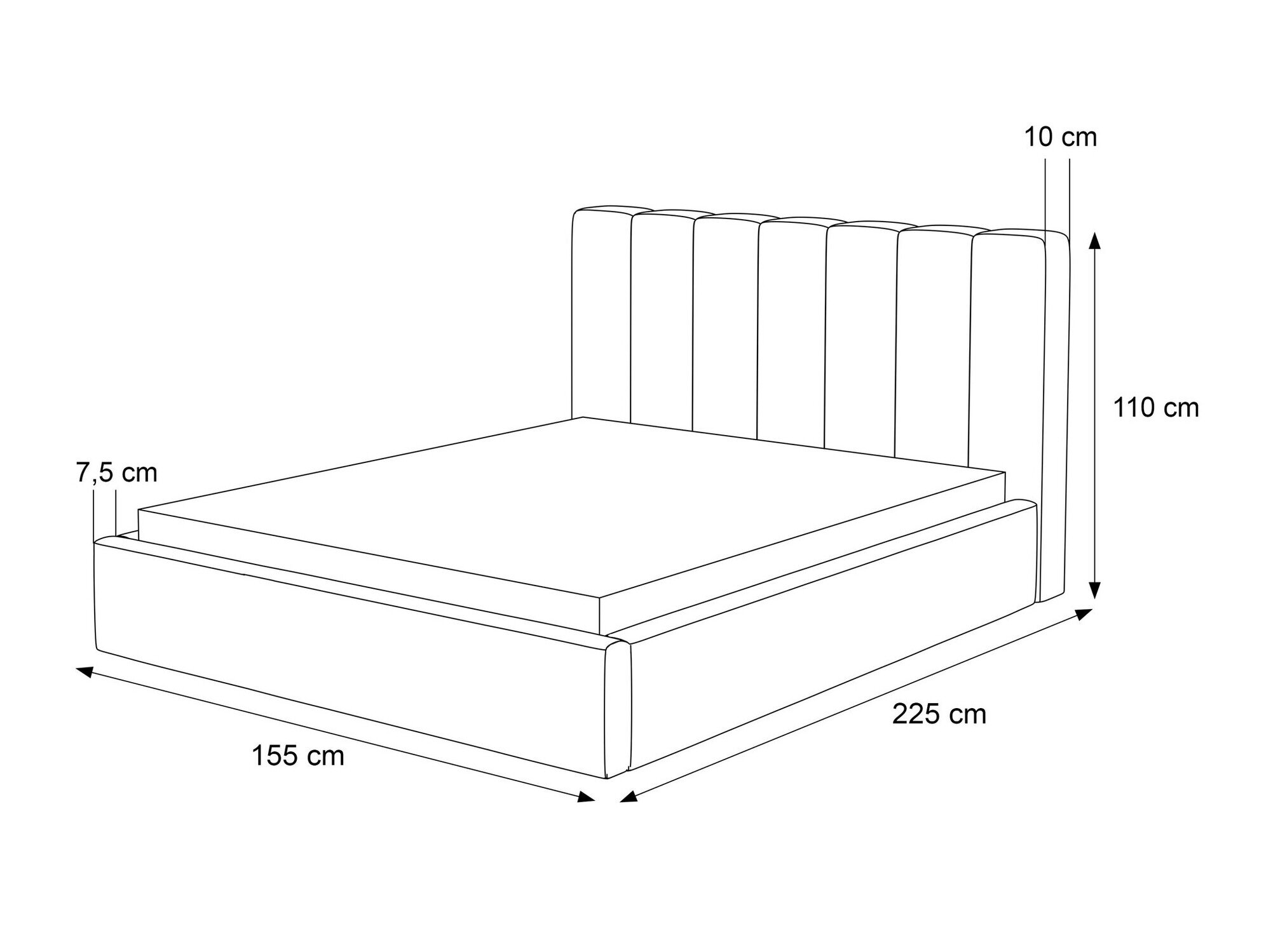 Bed Martinez 112 (Magic Velvet 2256)