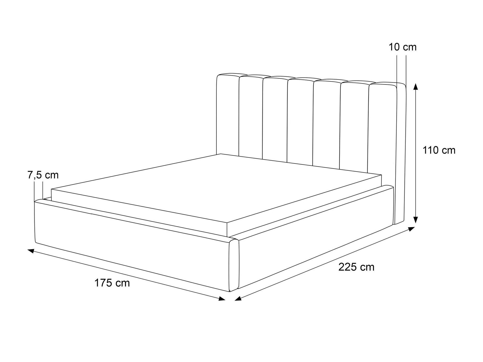 Bed Martinez 112 (Magic Velvet 2256)