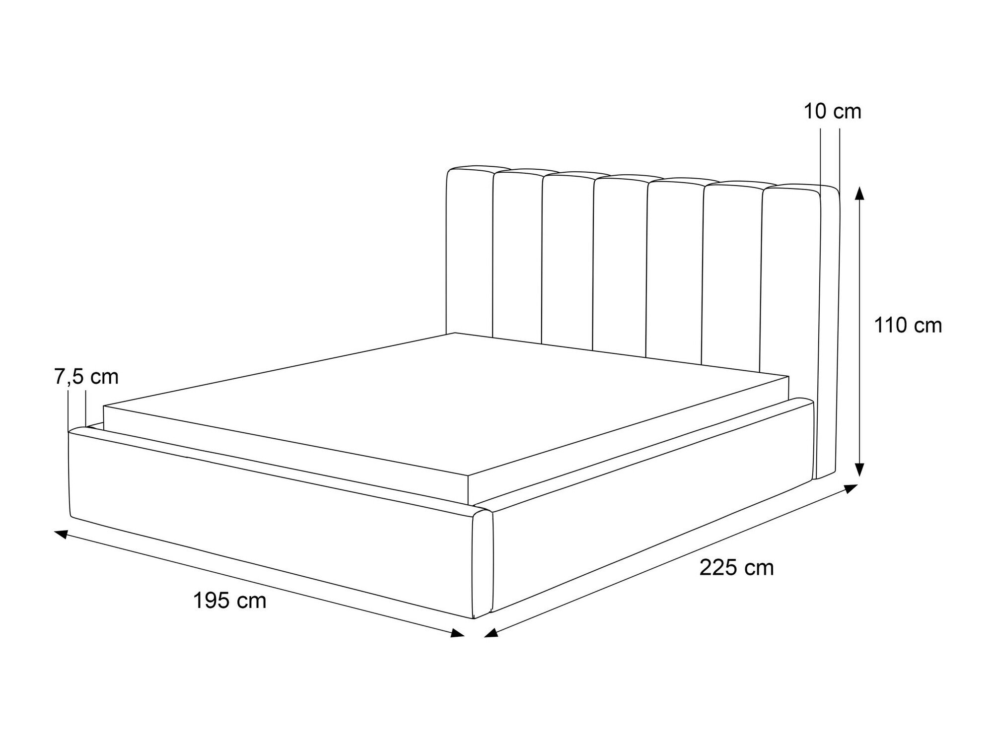 Bed Martinez 112 (Magic Velvet 2256)