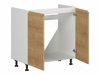 Модулен шкаф за мивка с врати Soli Oak 124