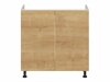 Modulinė spintelė plautuvei su durelėmis Soli Oak 124