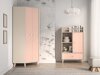 Chambre enfant complète Tortoli 113 (Rose)