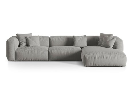 Modulares Ecksofa Sorcoro 104 (Boston Hell Grau)