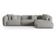 Modulares Ecksofa Sorcoro 104 (Boston Hell Grau)