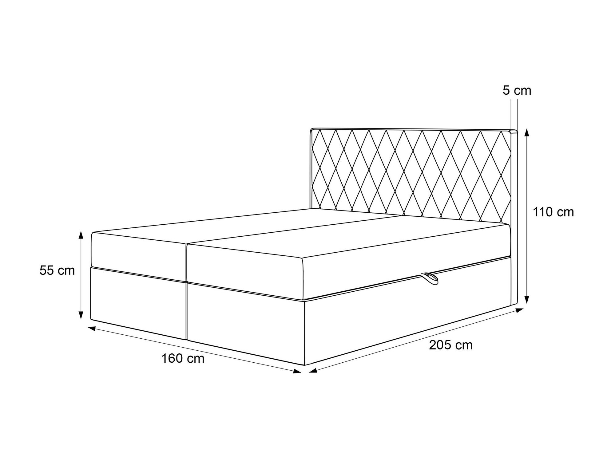 Boxspring Martinez 114 (Magic Velvet 2240)
