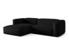 Modulinis minkštas kampas Sorcoro 105 (Boston Black)