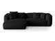 Modulinis minkštas kampas Sorcoro 105 (Boston Black)