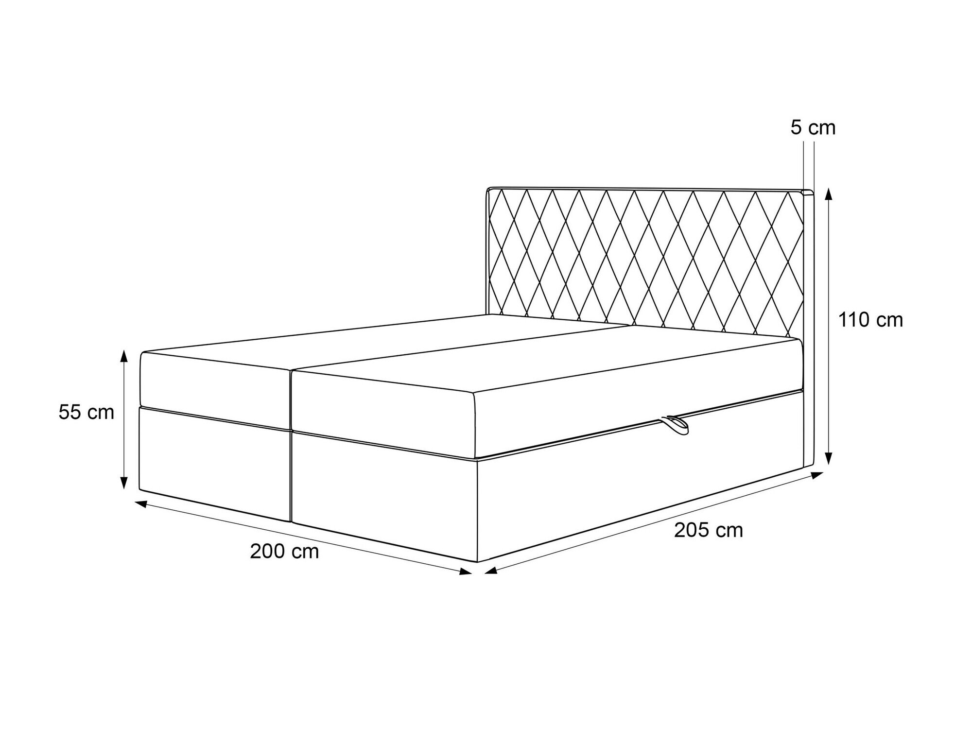 Boxspring Martinez 114 (Melody 13)