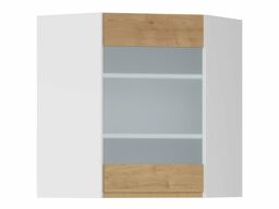 Модулен окачен ъглов шкаф Soli Oak 153