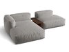 Modulares Ecksofa Sorcoro 106 (Boston Hell Grau)