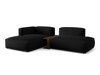 Modulinis minkštas kampas Sorcoro 106 (Boston Black)
