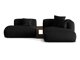 Modulinis minkštas kampas Sorcoro 106 (Boston Black)