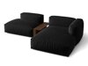 Modulinis minkštas kampas Sorcoro 106 (Boston Black)