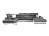 Canapé d'angle Comfivo Ruta IV (Soft 017 + Lux 05)