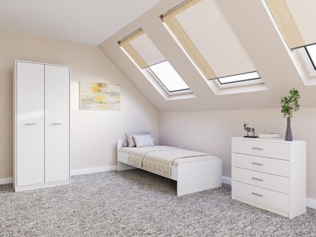 Soveværelsessæt Novsore 151 (Hvid)