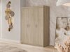 Garderobeskab Novduni 101 (Sonoma eg)