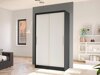 Kledingkast Closico Structor I (Zwart + Wit)