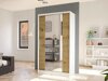 Kledingkast Closico Structor II (Wit + Artisan eiken)