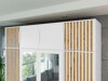 Kledingkast Collis II (Wit + Wotan eik)