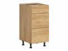 Модулен шкаф с чекмеджета Amper Oak 109