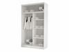 Dulap Closico Structor VI (Stejar Sonoma + Alb)