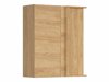 Dulap modular de colț pentru perete Amper Oak 156