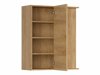 Dulap modular de colț pentru perete Amper Oak 156
