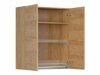 Dulap modular de perete cu suport pentru vase Amper Oak 154