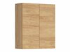 Модулен окачен шкаф със стойка за съдове Amper Oak 154
