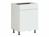 Modularna omarica s predalom in vrati Top White 105