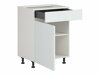 Модулен шкаф с чекмедже и врати Top White 105