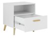 Table de chevet Comfivo Capella (Cachemire + Cachemire Brillant)